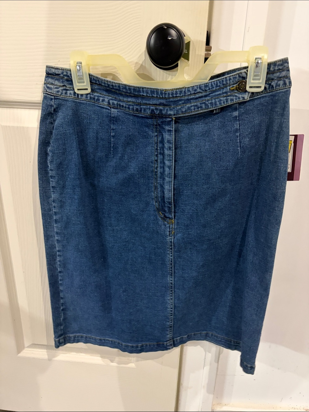 Preview International Blue Denim Pencil Skirt